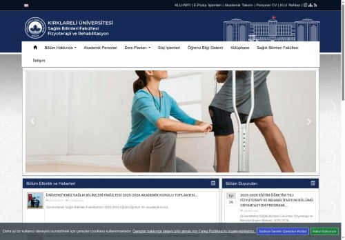 KLU - Sağlık Bilimleri Fakültesi - Fizyoterapi ve Rehabilitasyon