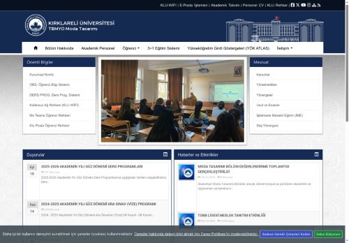 KLU - TBMYO Moda Tasarımı