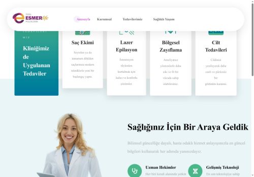 Anasayfa - Özel Esmerlife Polikliniği
