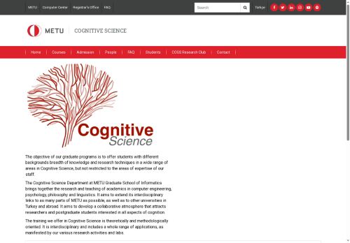 COGNITIVE SCIENCE | Department of Cognitive Science