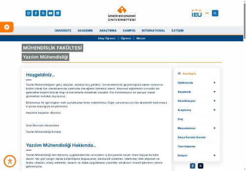 SE 320 | Course Introduction and Application Information - Department of Software Engineering | İzmir University of Economics