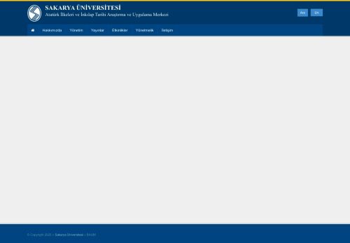 Sakarya Üniversitesi | Atatürk İlkeleri ve İnkılap Tarihi Araştırma ve Uygulama Merkezi