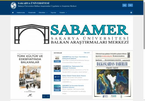 Sakarya Üniversitesi | Sakarya Üniversitesi Balkan Araştırmaları Uygulama ve Araştırma Merkezi