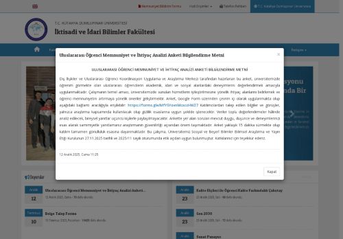 İktisadi ve İdari Bilimler Fakültesi