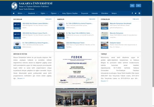 Sakarya Üniversitesi | SANAT TARİHİ