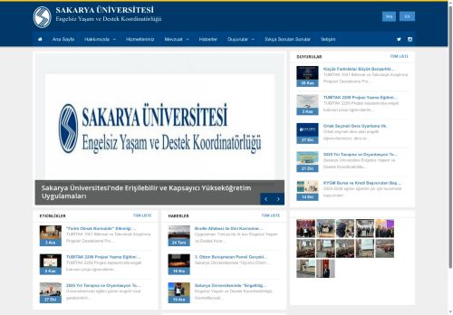 Sakarya Üniversitesi | ENGELSİZ YAŞAM VE DESTEK KOORDİNATÖRLÜĞÜ