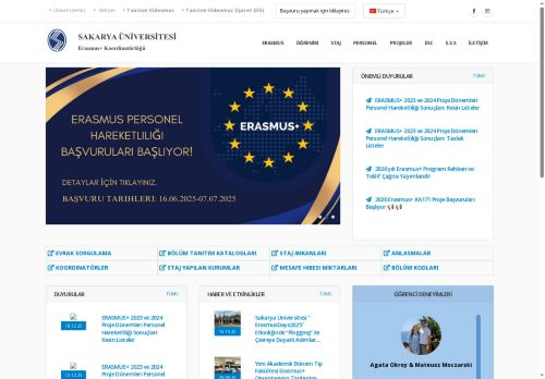 Sakarya Üniversitesi | + KOORDİNATÖRLÜĞÜ