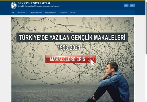 Sakarya Üniversitesi | GENÇLİK ÇALIŞMALARI UYGULAMA VE ARAŞTIRMA MERKEZİ