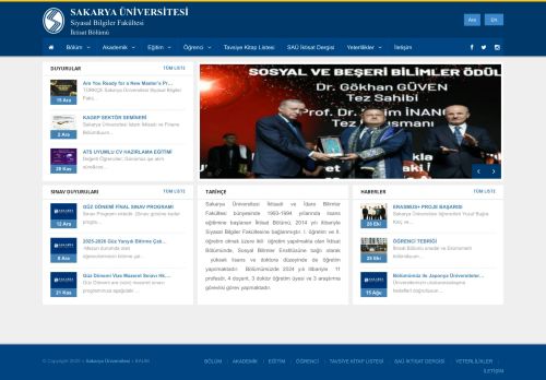Sakarya Üniversitesi | İKTİSAT