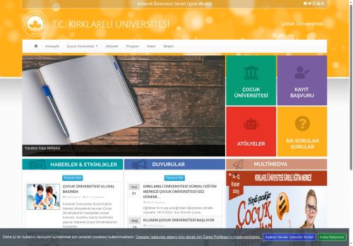 KLUSEM Çocuk Üniversitesi Başlıyor - KLU - Çocuk Üniversitesi