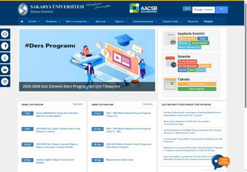 Sakarya Üniversitesi |