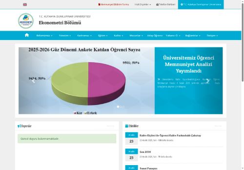 Ekonometri Bölümü
