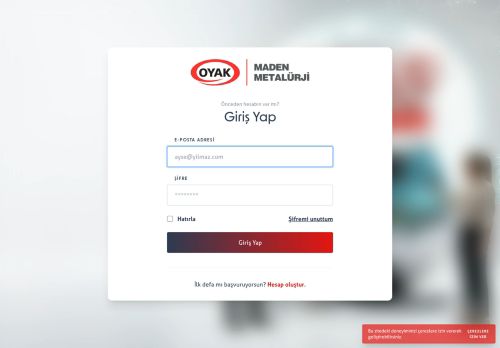 Giriş Yap — Staj Başvuru Sistemi