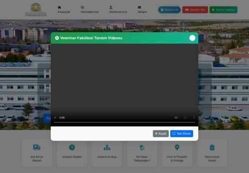 Selçuk Üniversitesi Hayvan Hastanesi