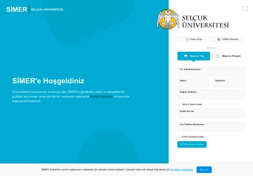 Başvuru - Selçuk Üniversitesi İletişim Merkezi