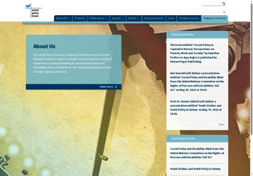 SPF | Sosyal Politika Forumu - Boğaziçi Üniversitesi