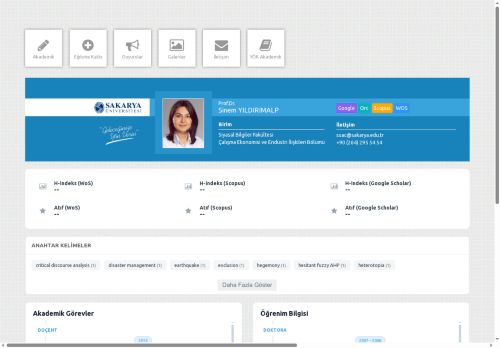 Prof.Dr. Sinem YILDIRIMALP