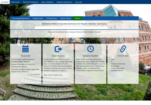 Anasayfa | Bilgi Merkezi - Yeditepe Üniversitesi