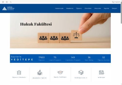 Homepage | Faculty of Law - Yeditepe University