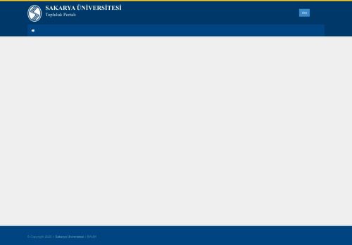 Sakarya Üniversitesi | TOPLULUK PORTALI
