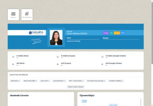 Öğr.Gör. Gizem Melissa ERDEM