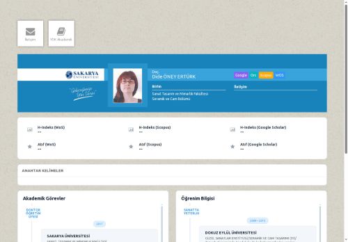 Doç. Dicle ÖNEY ERTÜRK