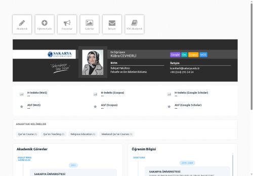 Dr.Öğr.Üyesi Kübra CEVHERLİ