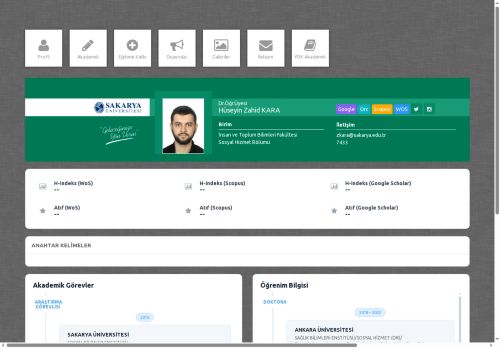 Dr.Öğr.Üyesi Hüseyin Zahid KARA