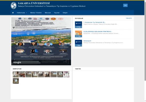 Sakarya Üniversitesi | Sakarya Üniversitesi Geleneksel ve Tamamlayıcı Tıp Araştırma ve Uygulama Merkezi