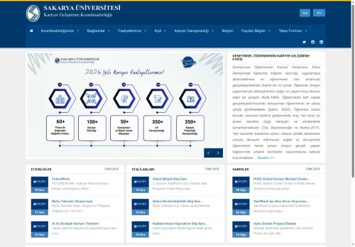Sakarya Üniversitesi | KARİYER GELİŞTİRME KOORDİNATÖRLÜĞÜ