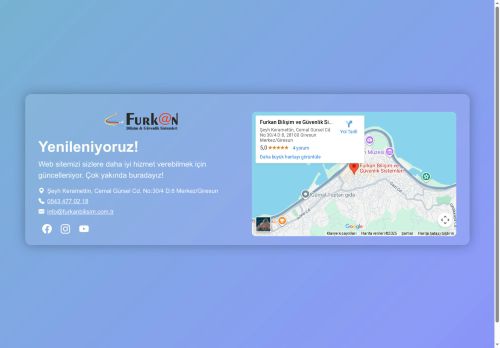 Furkan Bilişim - Yenileniyoruz