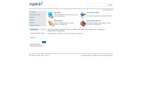 VizyonNET Destek Sayfası