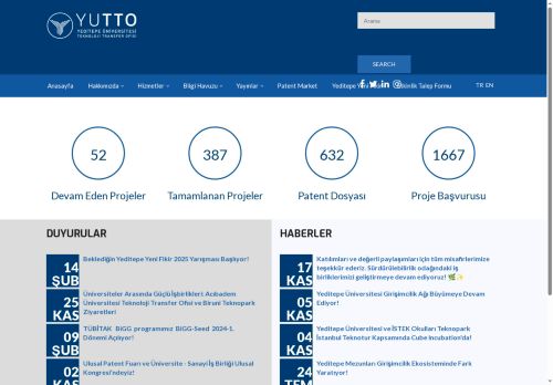 Teknoloji Transfer Ofisi | Yeditepe Üniversitesi