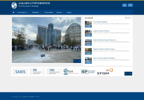 Sakarya Üniversitesi | Sivil Savunma Uzmanlığı