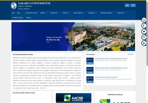 Sakarya Üniversitesi | İŞLETME