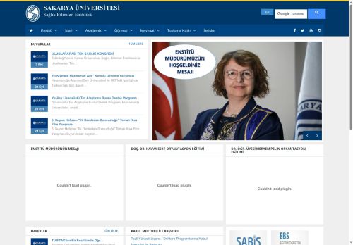 Sakarya Üniversitesi | Sağlık Bilimleri Enstitüsü