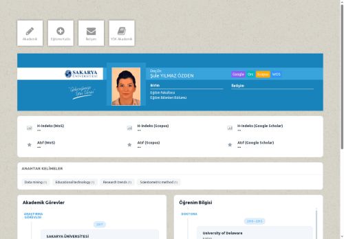 Doç.Dr. Şule YILMAZ ÖZDEN