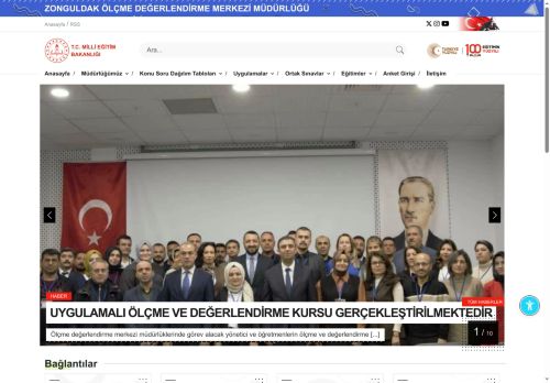 MEB ZONGULDAK ÖLÇME DEĞERLENDİRME MERKEZİ MÜDÜRLÜĞÜ