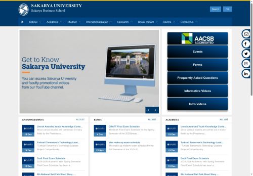 Sakarya Üniversitesi | İşletme Fakültesi | Formlar