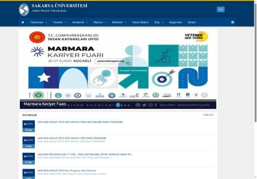 Sakarya Üniversitesi | | Duyuru | YAZ STAJ DOSYASI