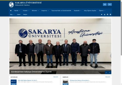 Sakarya Üniversitesi - Sakarya Üniversitesi | Mühendislik Fakültesi
