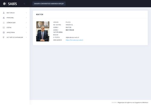 Detaylı Öğrenci Sayıları - SABİS | Sakarya Üniversitesi Bilgi Sistemi