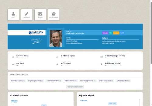 Prof.Dr. Mehmet Emin USTA