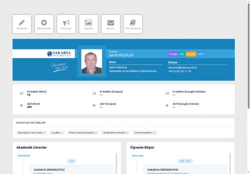 Prof.Dr. Şenol BEŞOLUK