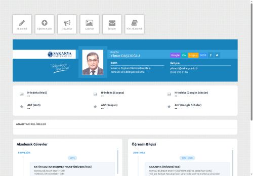 Prof.Dr. Yılmaz DAŞCIOĞLU