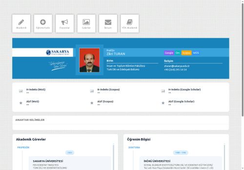 Prof.Dr. Zikri TURAN