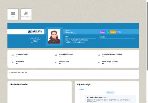 Arş.Gör. Melike KILIÇ