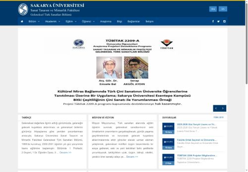 Sakarya University | Tradational Turkish Arts