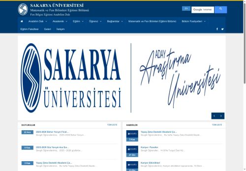 Sakarya Üniversitesi |