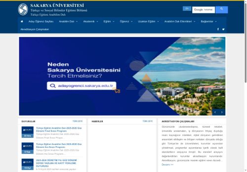 Sakarya Üniversitesi | Türkçe Eğitimi